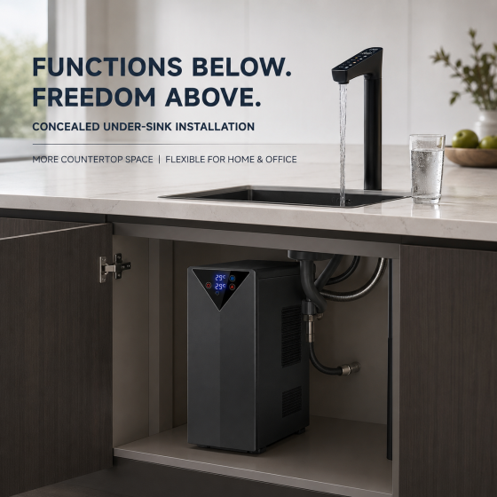 Aiwapu Under-Sink Hot and Cold Water Purification System (also called an under-sink hot and cold water purifier/under-sink hot and cold water purifier)